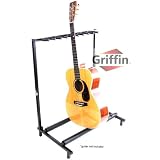 guitar stand 5 Five Multiple Guitar Bass Stand Holder Stage Folding Multi Rack Griffin guitar stand