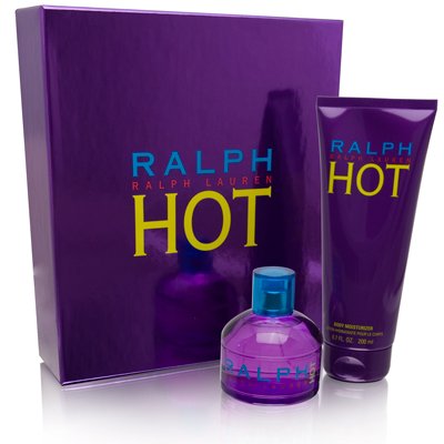 Ralph Hot by Ralph Lauren for Women 2 Piece Set Includes: 3.4 oz Eau de Toilette Spray + 6.7 oz Body Moisturizer