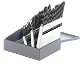 Bosch BL0060 Wire Gauge 1 to 60 Black Oxide Twist Drill Bit Assortment with Metal Index, 60-Piece [並