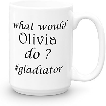 What Would Olivia Do Coffee Mug - Gift for Her - Coffee Gift - Friend Gift - Scandal Mug - Gladiator Coffee Mug - Olivia Scandal Mug - Hashtag Mug