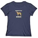 T-Shirt Woman Navy Blue " Property Of My Borzoi " Dog