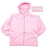 Atlanta Braves MLB Hoody Full Zip Hooded Sweatshirt For Women (Pink)