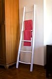 Bamboo Shabby Chic Towel and Garment Ladder Large