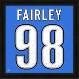 Nick Fairley Detroit Lions 20x20 Framed Uniframe Jersey Photo