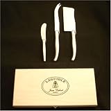 Jean Dubost Laguiole 3-Piece Cheese Knife Set (Stainless Steel