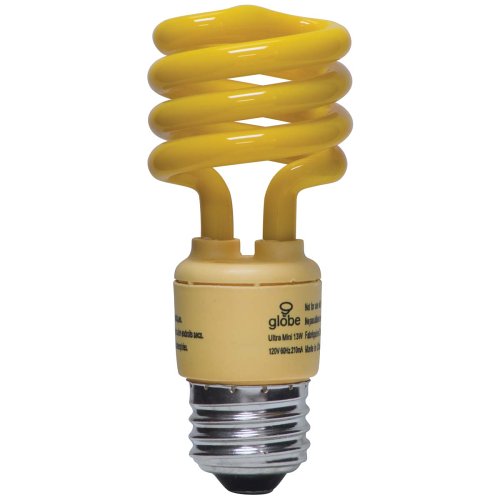 Globe13-Watt Ultra-Mini Bug Repellent Compact Fluorescent Spiral Bulb (60-Watt Incandescent Equivalent), 4-Pack #4760901