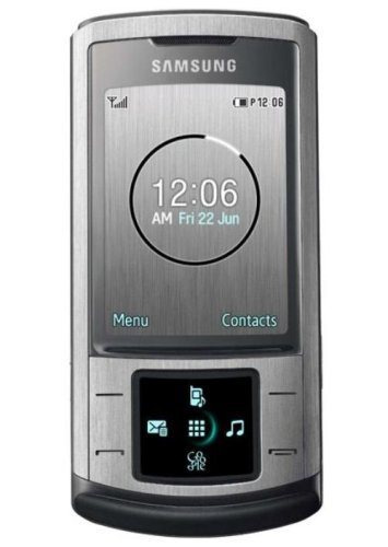 Samsung SGH-U900 Soul - Téléphone portable slide - tactile - Photo / Bluetooth / vidéo / mp3 - Métal