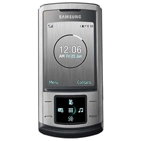 Samsung U900 Soul Unlocked Phone with 5 MP Camera, International 3G, MP3/Video Player, and MicroSD Slot--International Version with No Warranty (Gray)