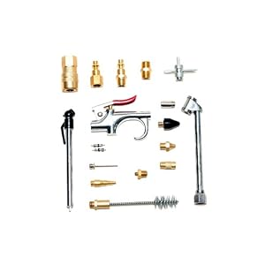 Tool Force BLAK18 18 Piece Air Tool Accessory Kit