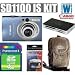 Search Our Specialty Mall : Canon PowerShot SD1100IS 8MP Digital Camera with 3x Optical Image Stabilized Zoom (Blue) + Transcend TS4GSDHC6 4GB SDHC SD 2.0 SPD Class 6 Card +Delkin Devices ALL-IN-1 Card Reader + Samsonite Perfect Fit Digital Photo Bag + Screen Protectors