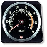 69 Camaro In Dash Tachometer SS350 7000 RPM (5000 redline)