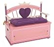 Levels of Discovery Princess Toy Box Bench