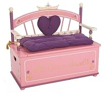 Levels of Discovery Princess Toy Box Bench