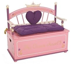 Levels of Discovery Princess Toy Box Bench