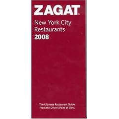 Zagat 2008 New York City Restaurants (Zagatsurvey)