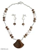  : ARAGONITE CALCITE JEWELRY SET CONTRAST