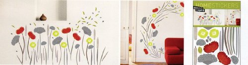 《ウォールステッカー》Home stickers Nathalie Redard/Fleurs des champs