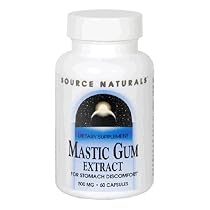 Source Naturals Mastic Gum Extract 500mg, 60 Capsules (Pack of 2)