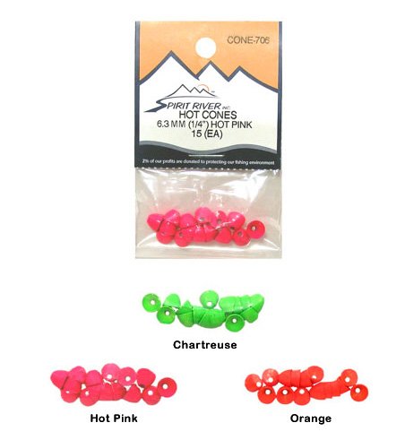 Hot Cones Color: Orange; (4.0 mm)