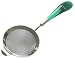 Pedrini Miro 5-1/2-Inch Strainer with Emerald Green Handle