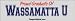 Wassamatta U - funny bumper stickers (Large 14x4 inches)