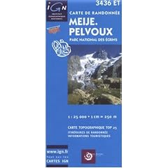Carte de randonn�e : Meije Pelvoux
