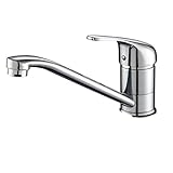 Auralum キッチン水栓　蛇口 シングルレバー　洗面台　水栓金具　注ぎ口24CM