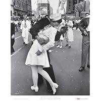 V-J Day at Times Square, New York City, 1945, Art Poster by Alfred Eisenstaedt