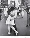 V-J Day at Times Square, New York City, 1945, Art Poster by Alfred Eisenstaedt
