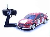 Review Carisma  / Remote Control Model Mitsubishi Evo 7 (1:10 scale in Red with graphics)