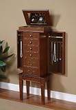 Powell Walnut Jewelry Armoire