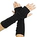 Oliasports Women's Knitted Crochet Long Soft Gloves
