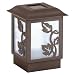 Tools & Hardware : Malibu Solar White Nichia LED Outdoor Decorative Post/Deck Lights, Brown with Frosted Globe 2-Pack #LZ8002-2