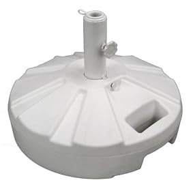 Free Stand Umbrella Base Unfilled - White by 