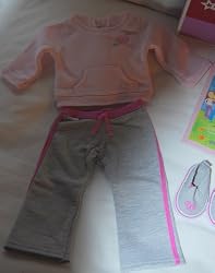 American Girl Petal Hoodie Outfit
