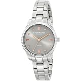 Stuhrling Original Symphomy Allure Women's Quartz Watch with Grey Dial Analogue Display and Silver Stainless Steel Bracelet 607L.03