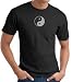 YIN YANG Yoga Martial Arts Meditation Adult T-shirt Tee Shirt - Black