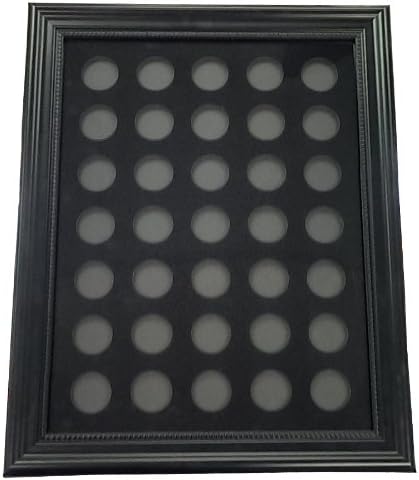 Casino Chip Insert - 35 Casino Chip 12" x 16" Display Board Case with Frame Included