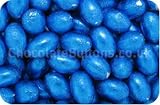 Luxury Solid Milk Chocolate Azure Blue Foiled Eggs 1kg bag