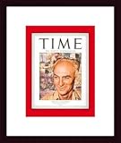 Ernie Pyle / TIME Cover: July 17, 1944, Framed Art Print by TIME Magazine