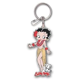 Betty Boop Aloha Enamel Key Chain