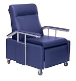 Graham Field Lumex Drop-Arm Recliners, Flat Back, Three Positions, Meets California Technical Bulletin 133 Flammability Standards , Jade, 1/Ea, GHFFR3301857