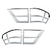 E-Autogrilles Triple Chrome Plated Taillight Tail Light Lamp Cover for 11-13 Jeep Grand Cherokee (67-0205)