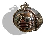 Image of Solid Silver Ladies Picture Ball Locket Pendant