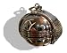Solid Silver Ladies Picture Ball Locket Pendant