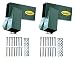 Eastern Jungle Gym Easy 1-2-3 A-Frame 2 Brackets for Swing Set, Green
