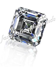0.70 Ct Modest Asscher Ideal Cut Natural Loose Diamond FLAWLESS GIA Certified