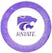 Kansas State Wildcats 4 Piece Dinner Plate Set