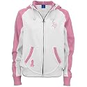 Vikings Reebok NFL Womens Pink Ribbon Hoody - Women's