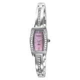 Armitron Womens 752951PMOP NOW Swarovski Crystal Si